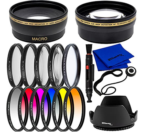 Kit Filtros 49mm Para Canon Eos M6, M6 Mark Ii, M50, M50