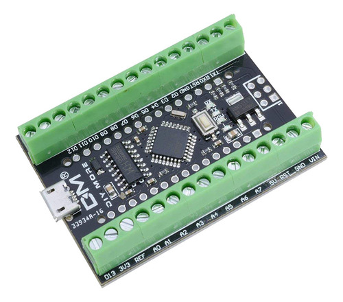 Tarjeta Desarrollo Nano V3.0 Atmega328 Micro Usb Con Bornes