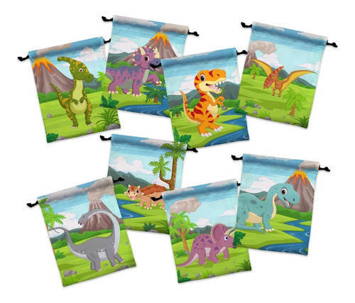 Dulceros De Dinosaurios Para Fiestas Infantiles 20 Pz