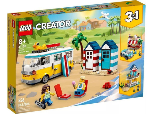 Lego Creator 3 Em 1 Autocaravana De Praia - 31138