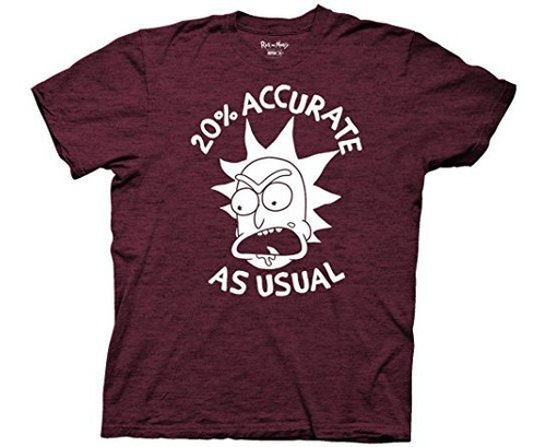 Ripple Junction Rick And Morty 20% Accurate As Usual Adult T