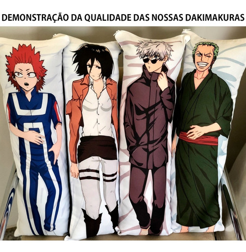Dakimakura Satoru Gojo Jujutsu K Almofada De Abraçar 86x32cm