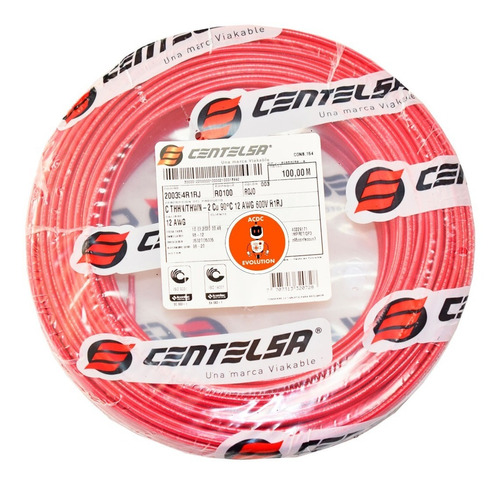 Cable 7 Hilos #12awg Centelsa By Nexans Original X 100metros