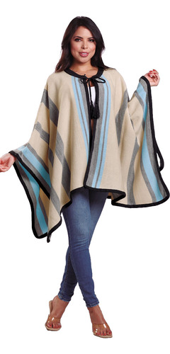 Ruana Poncho Casual Y Estilo Para Mujer 9315ttd