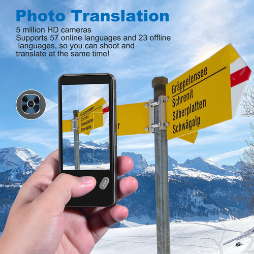 Dispositivo Traductor De Idiomas Ruisj 139+ Idiomas Sin Wifi