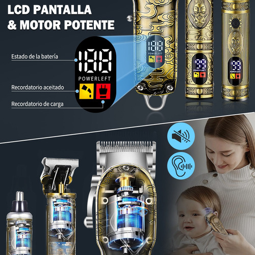 Js All-in® Máquina Cortar Cabello Cortadora De Pelo
