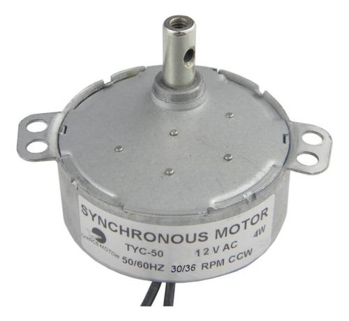 Motor Síncrono Chancs Tyc-50 12 V Ac 30-36 Rpm Ccw 4w