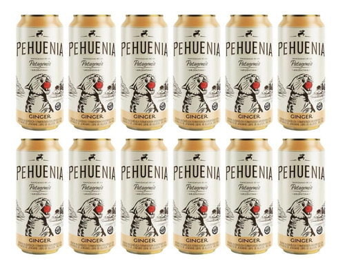 Sidra Pehuenia Jengibre Lata 473ml Pack X12 La Barra Oferta