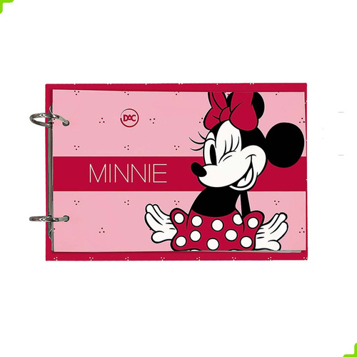 Porta Fichas Minnie Mouse Para Resumo Argolado Dac 80 Folhas