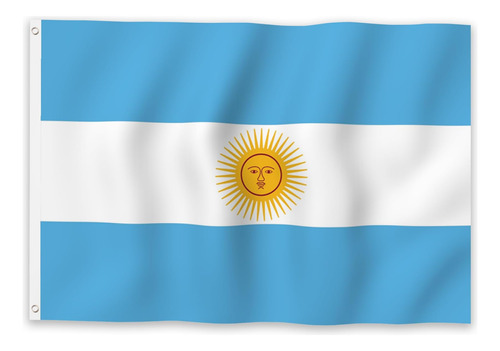 Yongfoto Bandera De Argentina 4x6ft 100% Poliéster Colores V