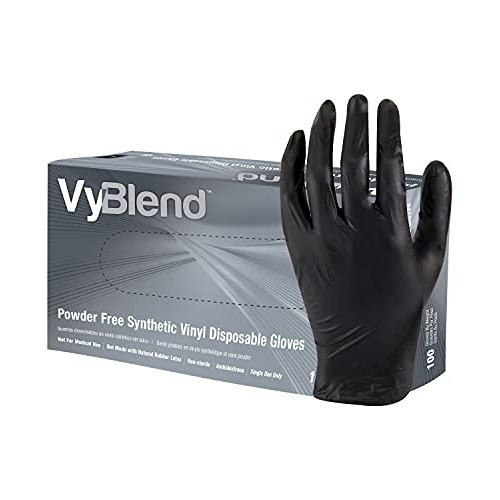 Guantes Desechables De Vinilo Sin Polvo, 10 Cajas