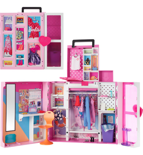 Barbie Juego Dream Closet, Más De 35 Prendas Y Accesorios .