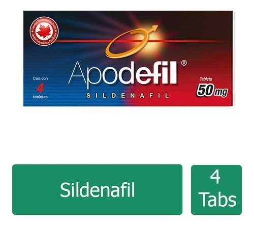 Apodefil 50 Mg Caja Con 4 Tabletas