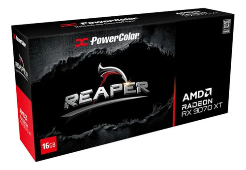 Placa De Video Radeon RX 9070 XT 16Gb Power Color Reaper