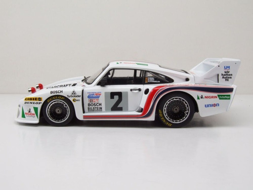 Porsche 935j # 2 Ganador 24h Daytona 1980 M C G Escala 1/18 Blanco