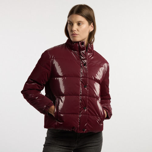 Campera Mujer Kevingston Boston Poliester Bordo