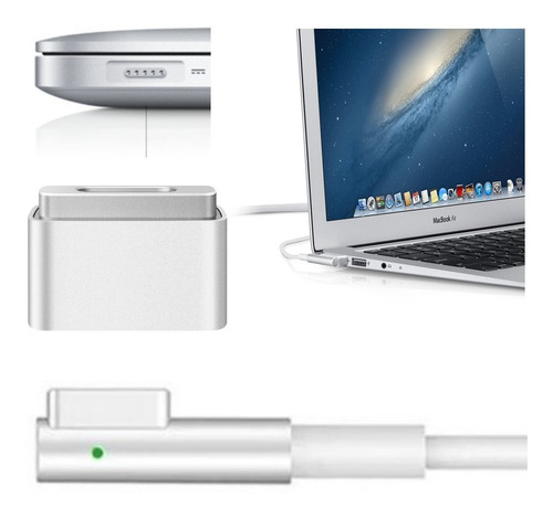 Cable Apple Magsafe a Magsafe 2 con entrada Magsafe salida Magsafe 2