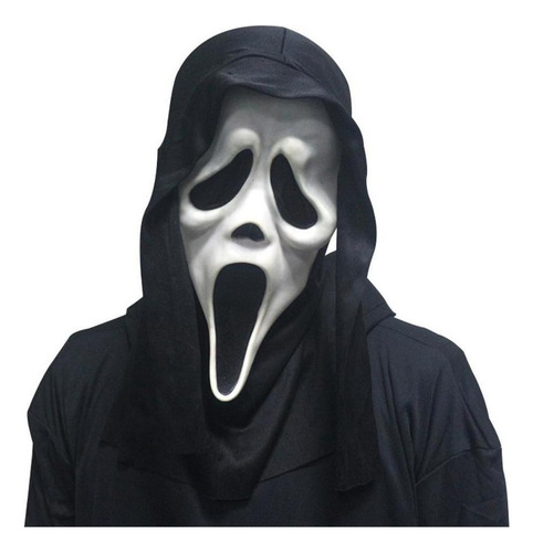 Máscara De Filme De Pânico Com Capuz Cosplay De Halloween Me
