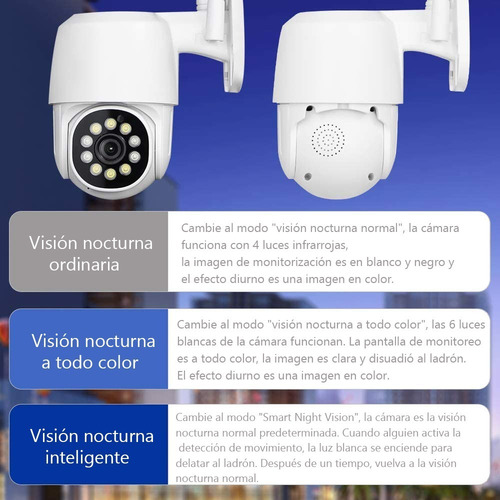 Cámara De Seguridad Wifi Hd 1080p C/con Alarmaa Ip