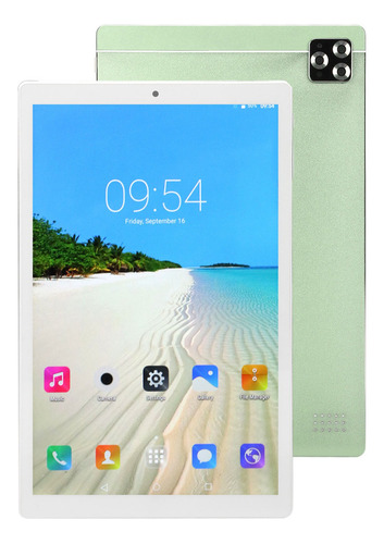 Tableta Wifi 5g De 10,1 Pulgadas, Verde, 4 Gb De Ram, 64 Gb