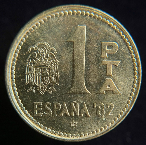 España, Peseta, 1980. Juan Carlos. Mundial 1982. Unc