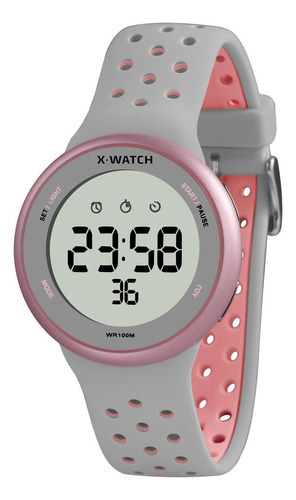 Relógio X-watch Feminino Xfppd039w Bxgr Esportivo
