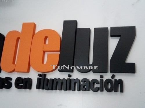 Letras Corporea 20 Cm Pintadas Polyfan