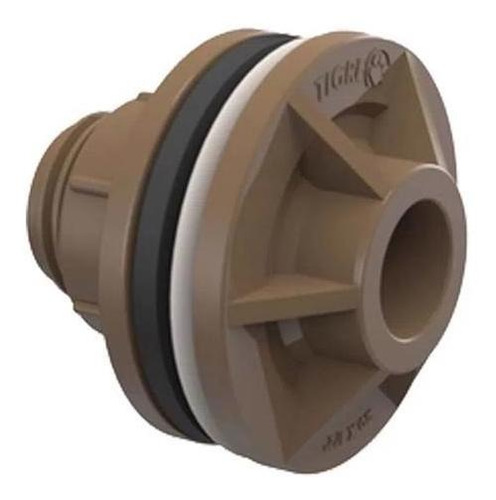2 Pç Adaptador Flange Soldavel Rosc. Cx D´agua 1/2 20mmtigre