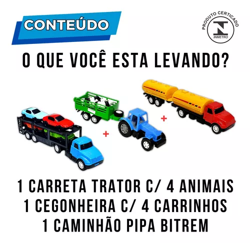 Caminhão Cegonha Cegonhera Brinquedo Carreta Carrinho