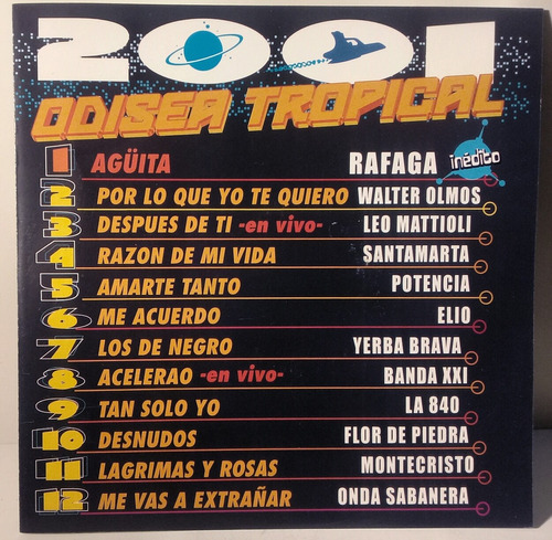 Cd 2001 Odisea Tropical  Rafaga Y Otros... 