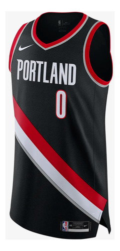 Camiseta Basketball Portland Lillard Original Xl (usada)