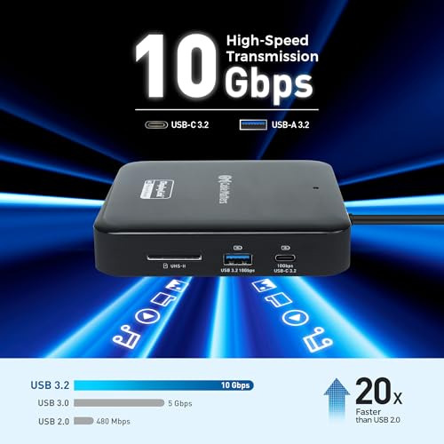 Dock Usb C 7-en-1 4k 60hz Con Displaylink Para Macbook Pro Y