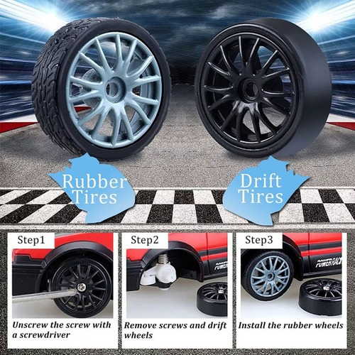 Para W Carrito De Coche Drift 4x4 Con Mando A Distancia,