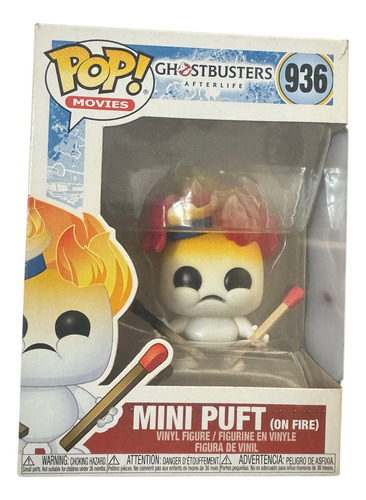 Funko Pop! Ghostbusters Afterlife - Mini Puft On Fire #936 (Usado)