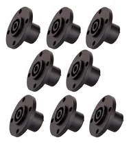 Comprar 8 Conector Ficha Speakon Hembra Chasis 4 Pines Contactos Cjf