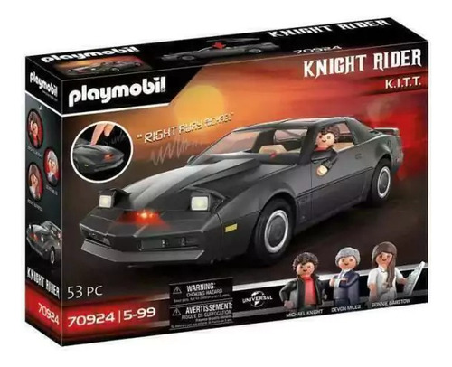 Playmobil Auto Fantástico Knight Rider Luz Sonido 3fig 54pcs Auto Fantástico