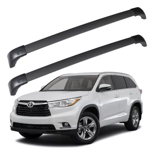 Barres transversales de galerie de toit de voiture pour Toyota Highlander L  & Le 2020-2022 165lbs Charge Suv Porte-bagages Support de rack de toit