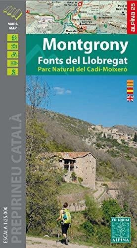 Montgrony - Fonts Del Llobregat 1: 25.000
