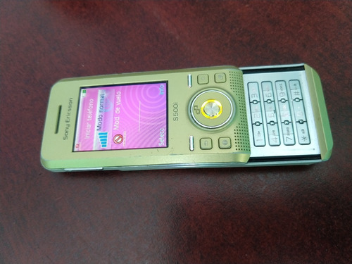 Sony - Ericsson S500 Telcel. Dorado  $799.