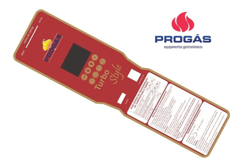 Membrana Painel Frontal Forno Turbo Style Progás Original