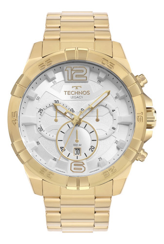 Relógio Technos Masculino Legacy Dourado - Js26afa/1b