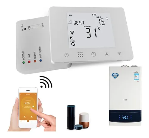 Wifi & Rf Cuarto Inalámbrica Termostato Caldera De Gas