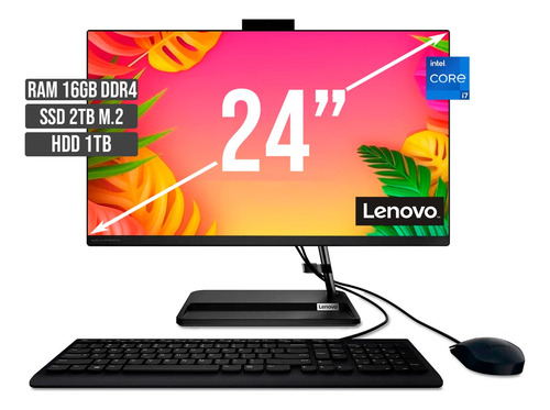 Todo En Uno Lenovo Intel Core I7 Ssd 2tb + Hdd 1tb Ram 16gb