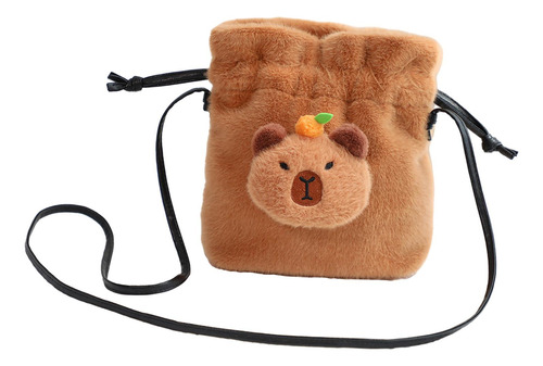 Bolso Cruzado Capybara, Bolso Keychian, Pequeño, Elegante Y