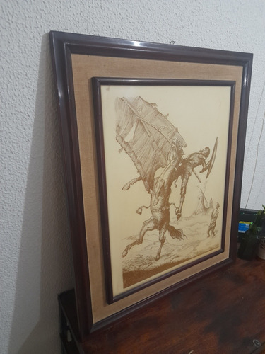 Cuadro Don Quijote De La Mancha. Gustavo Dore (Usado)