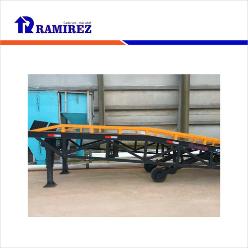 Rampa Móvil Para Descarga De Contenedores Cap 10.000kg 11mt