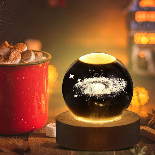 I Lámpara 3d Galaxy Ball Crystal Galaxy Galaxy Galaxy