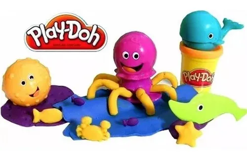Set Moldes Animales Marinos Play Doh Hasbro MercadoLibre