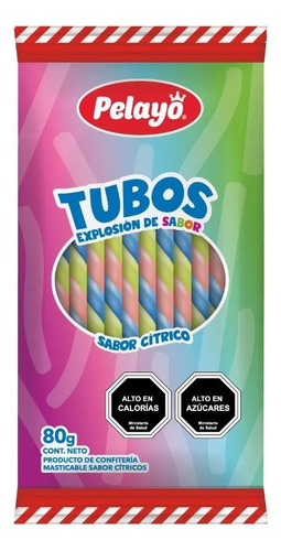 Caramelo Blando Pelayo Tubo Cítrico 80 G