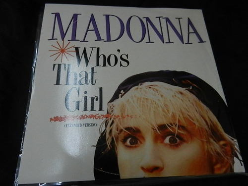 Madonna Lp Who's That Girl Reino Unido 1987 Maxi